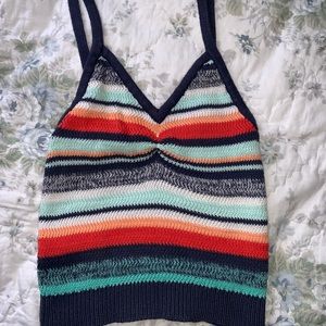 Colorful Knitted Croptop !